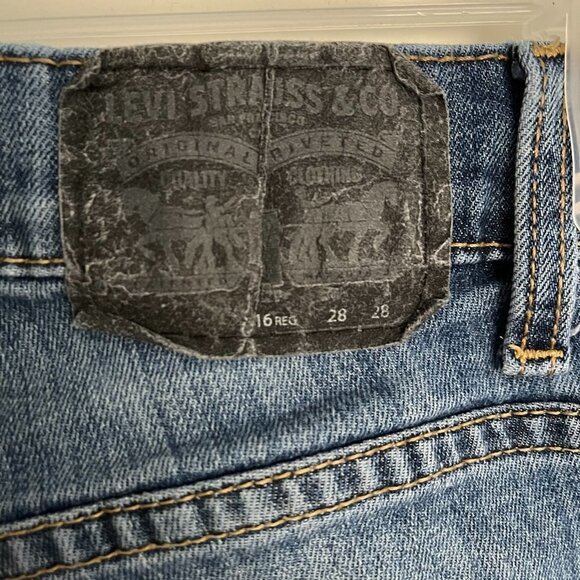 LEVIS 511 Jeans Boys 16 Reg 28x28 Performance Slim Fit Blue School Pants Casual - Picture 7 of 10